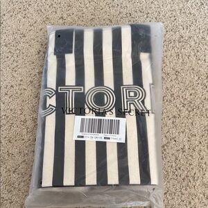 Victoria's Secret Monochrome Striped Tote NWT